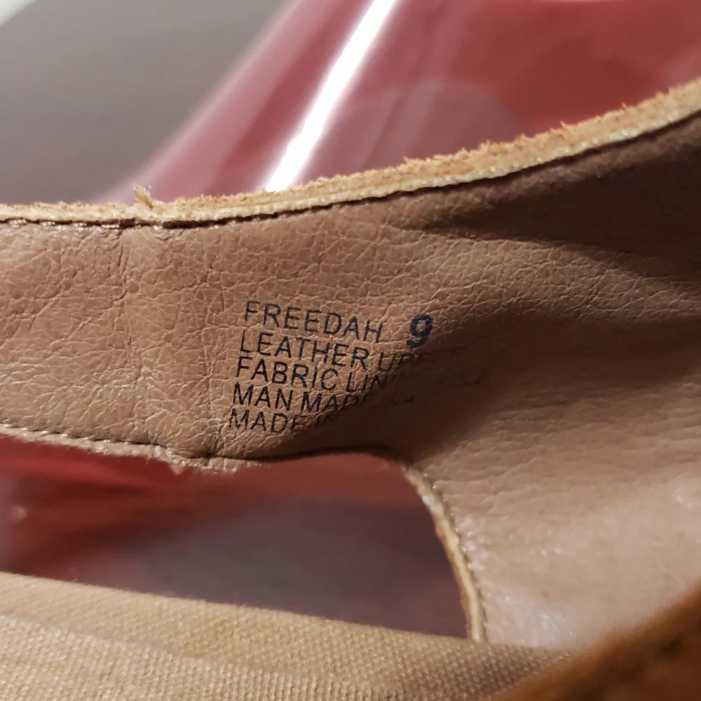 YELLOW BOX FREEDAH Tan‎ Suede Slip-On Slingback Loafers - Picture 7 of 7